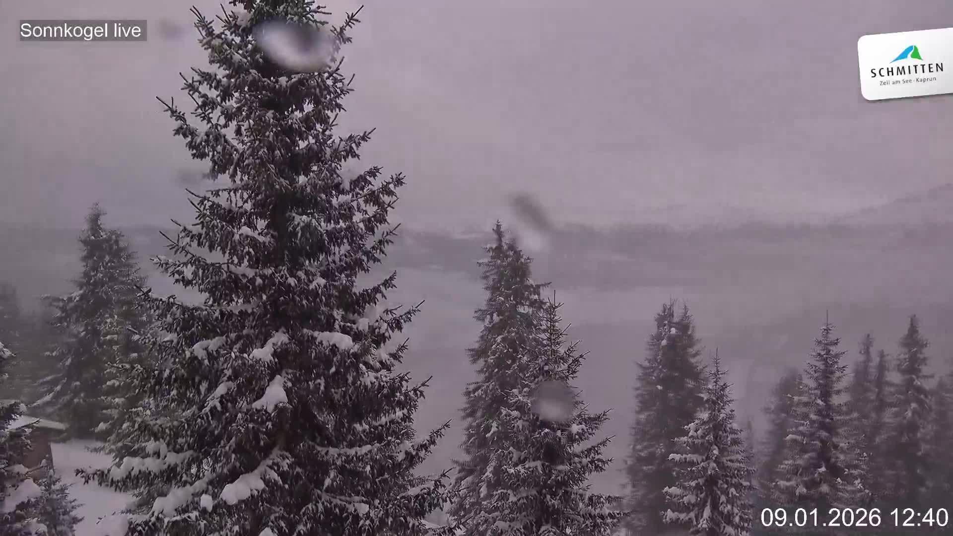 Archiv Foto Webcam Schmitten: Restaurant und Spielplatz Sonnkogel