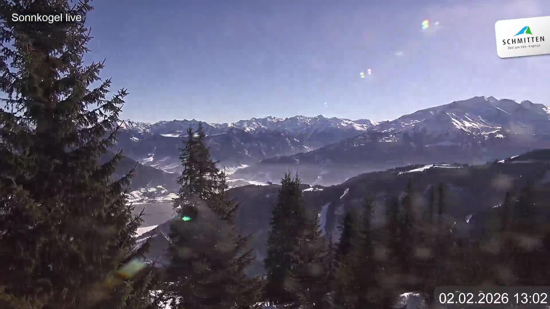 Archiv Foto Webcam Schmitten: Restaurant und Spielplatz Sonnkogel