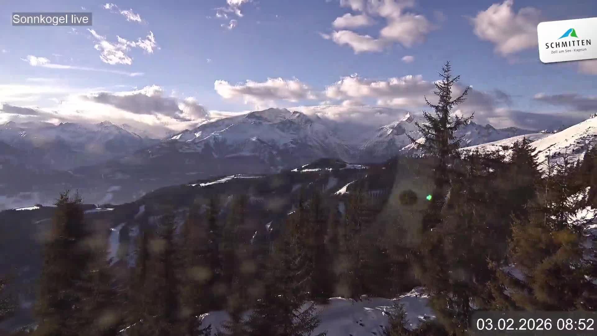 Archiv Foto Webcam Schmitten: Restaurant und Spielplatz Sonnkogel