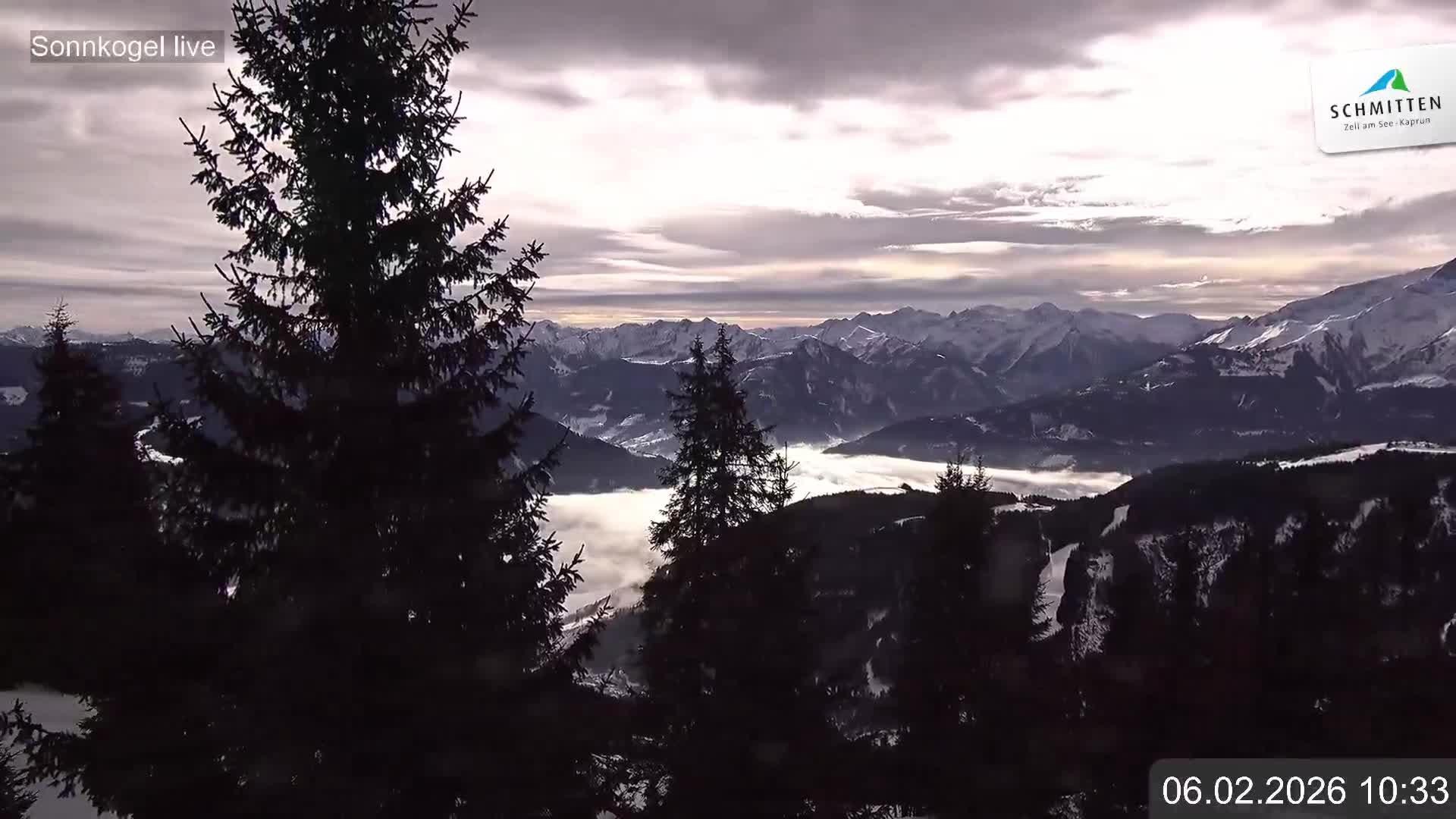 Archiv Foto Webcam Schmitten: Restaurant und Spielplatz Sonnkogel