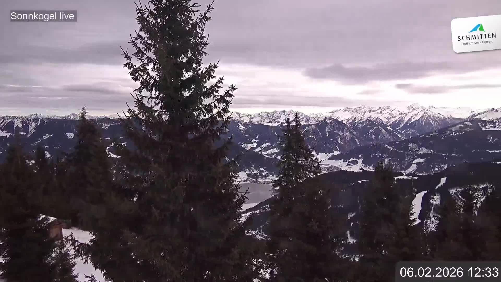 Archiv Foto Webcam Schmitten: Restaurant und Spielplatz Sonnkogel