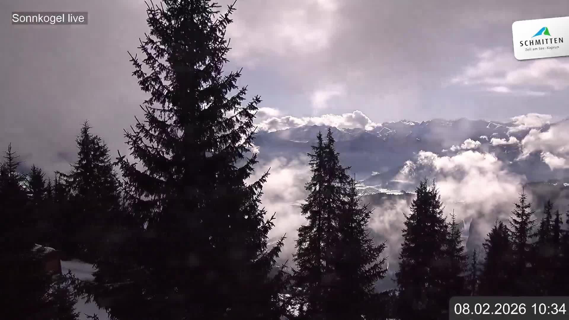 Archiv Foto Webcam Schmitten: Restaurant und Spielplatz Sonnkogel