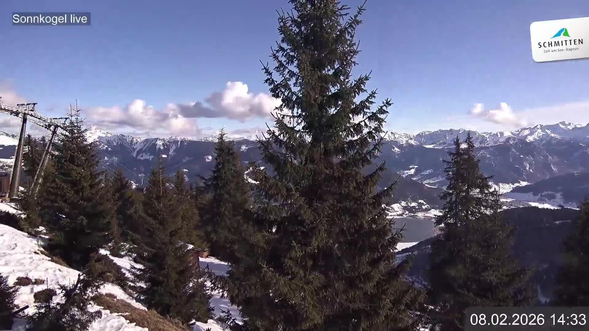 Archiv Foto Webcam Schmitten: Restaurant und Spielplatz Sonnkogel