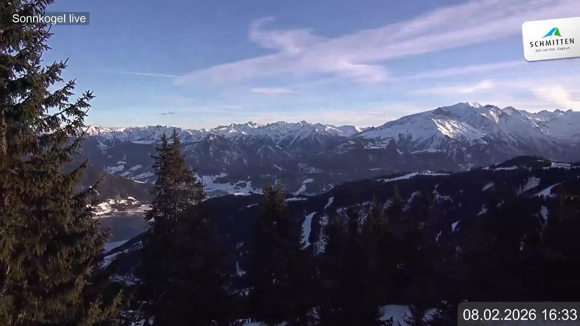 Archiv Foto Webcam Schmitten: Restaurant und Spielplatz Sonnkogel