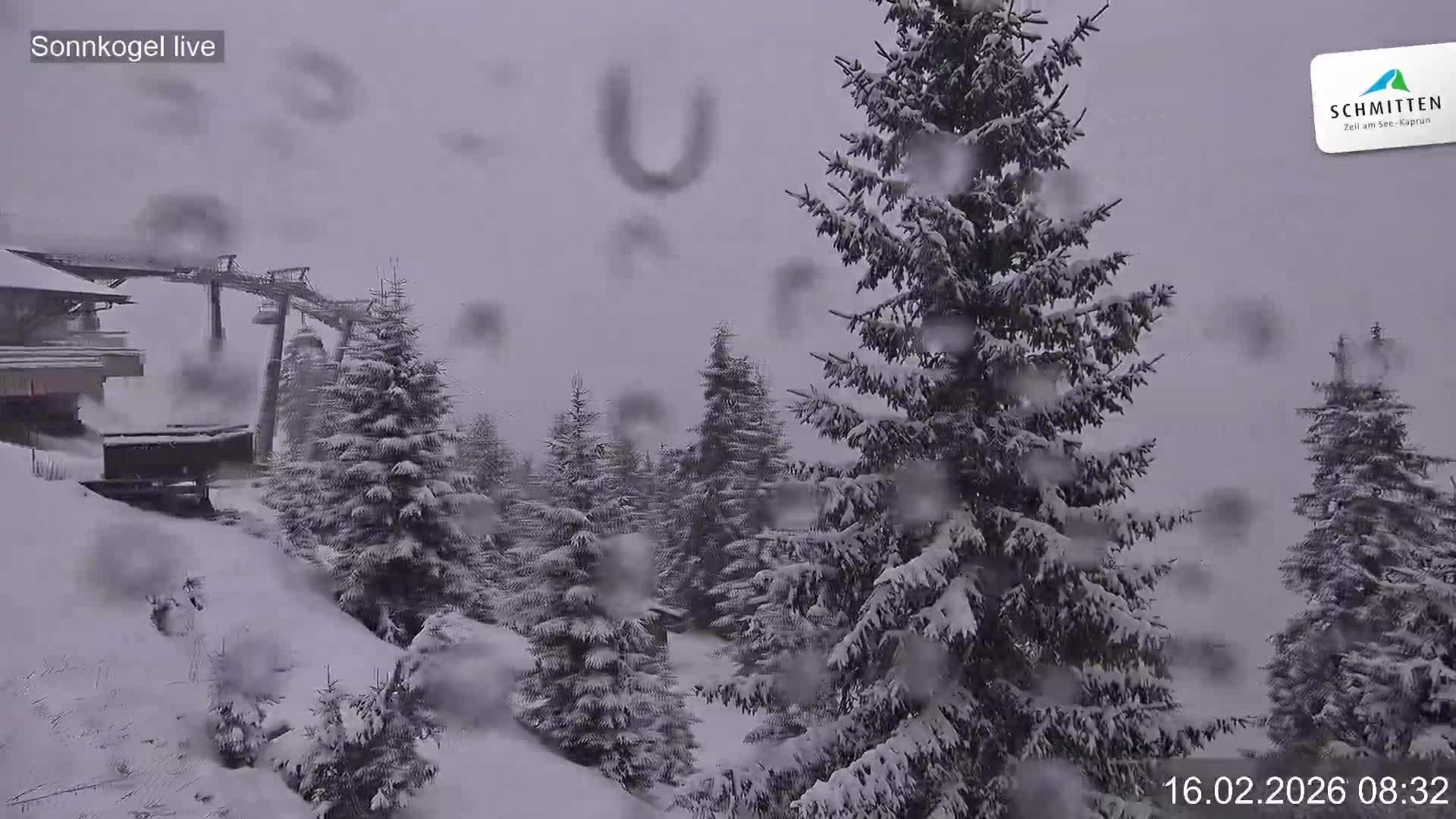 Archiv Foto Webcam Schmitten: Restaurant und Spielplatz Sonnkogel