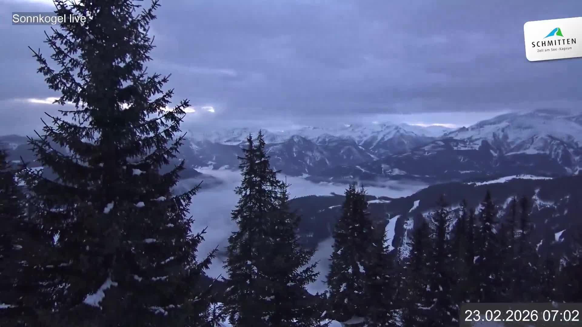 Archiv Foto Webcam Schmitten: Restaurant und Spielplatz Sonnkogel