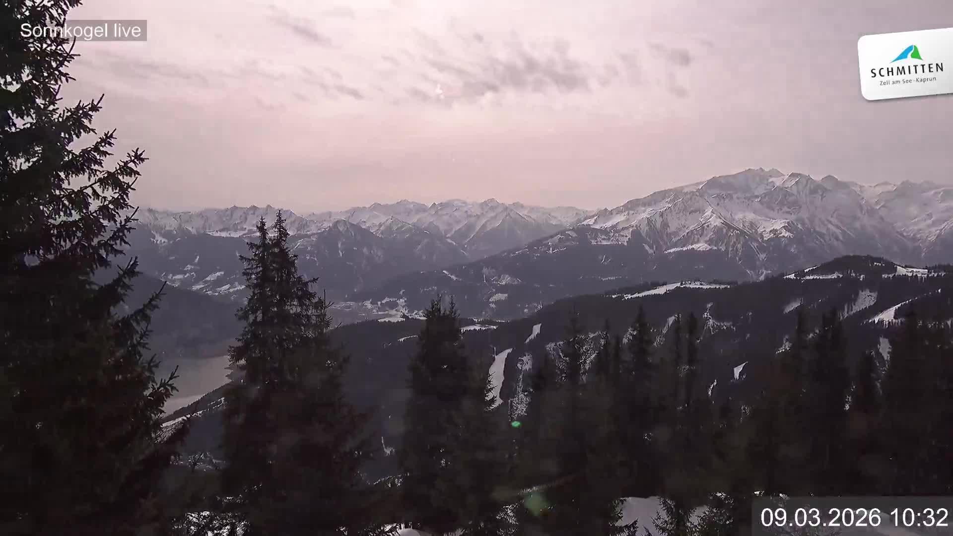 Archiv Foto Webcam Schmitten: Restaurant und Spielplatz Sonnkogel