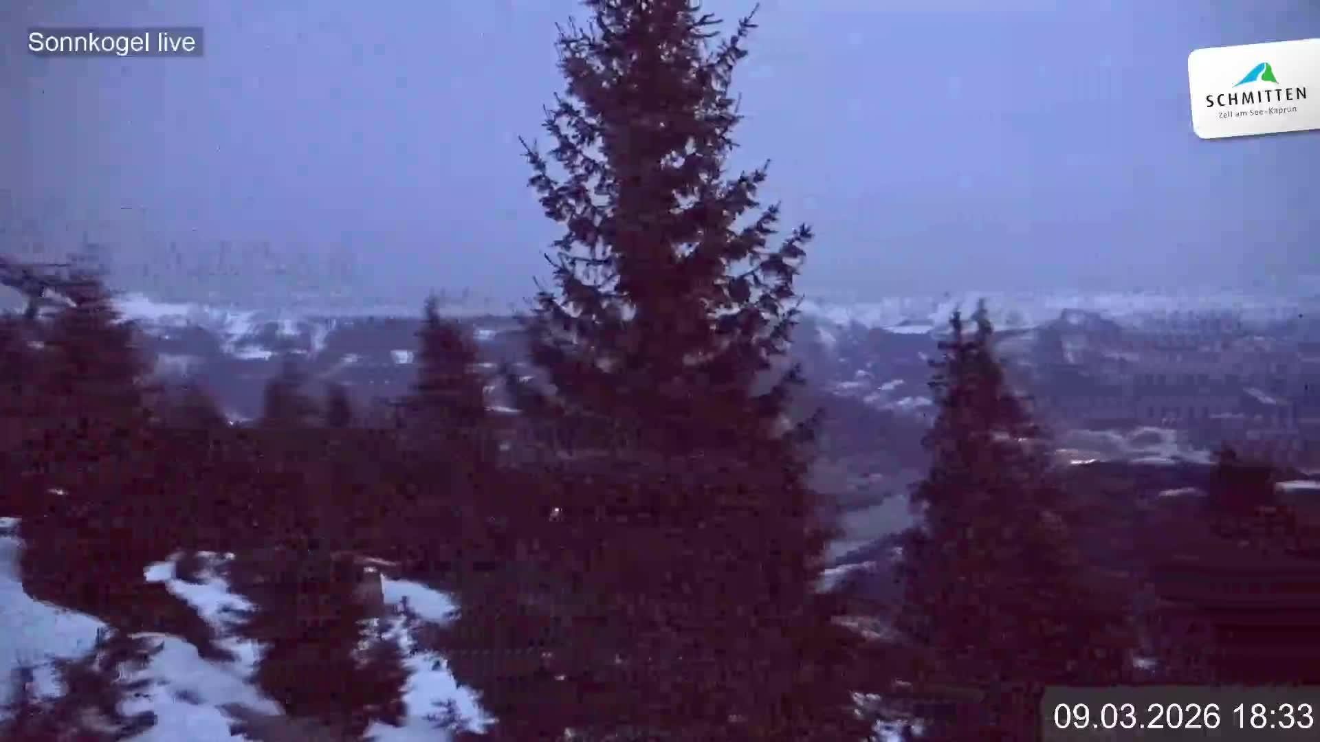 Archiv Foto Webcam Schmitten: Restaurant und Spielplatz Sonnkogel