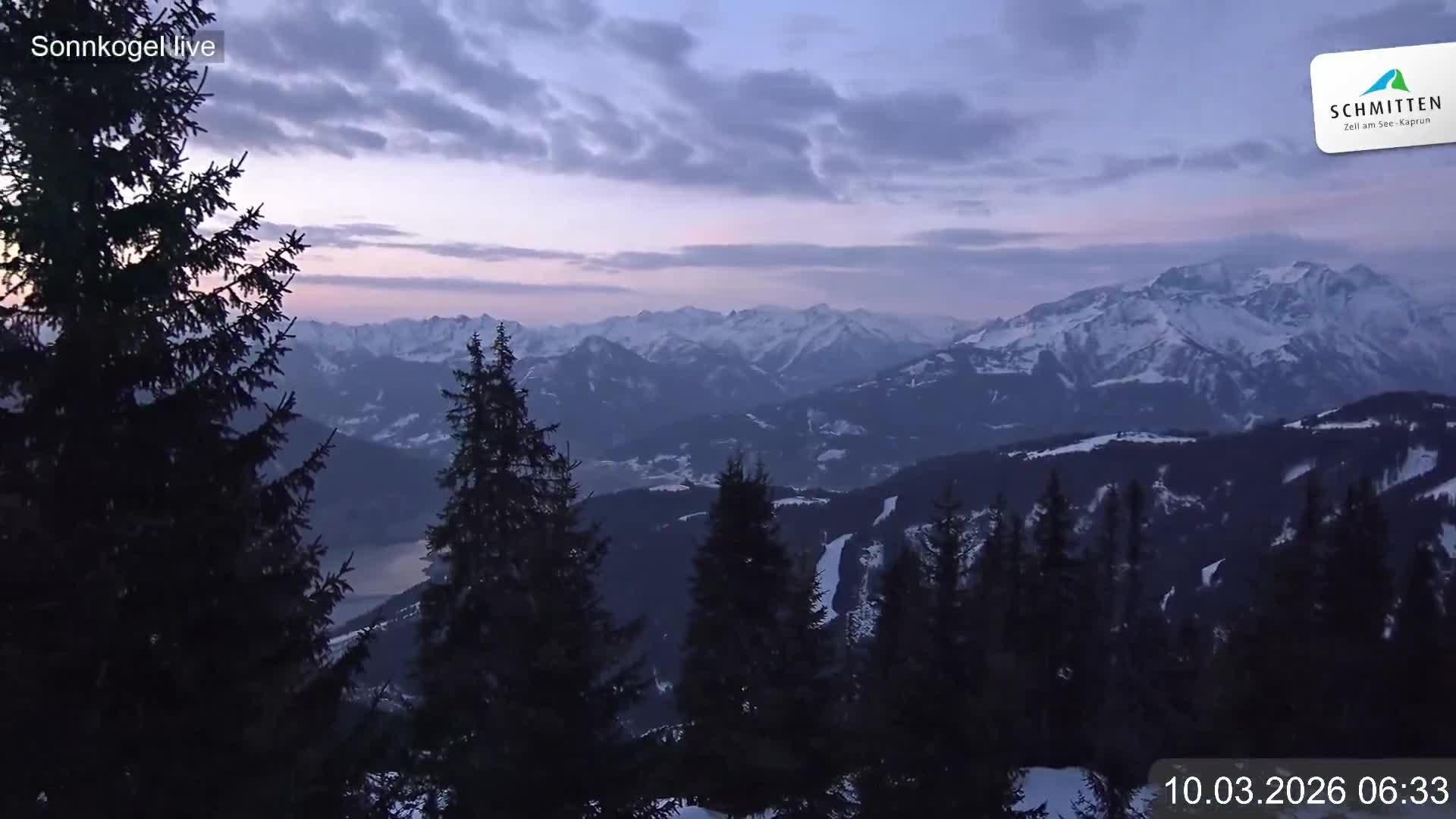 Archiv Foto Webcam Schmitten: Restaurant und Spielplatz Sonnkogel