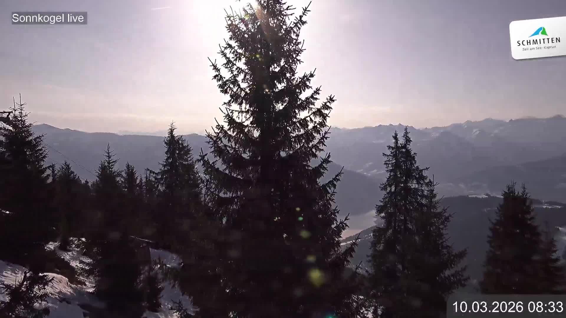 Archiv Foto Webcam Schmitten: Restaurant und Spielplatz Sonnkogel