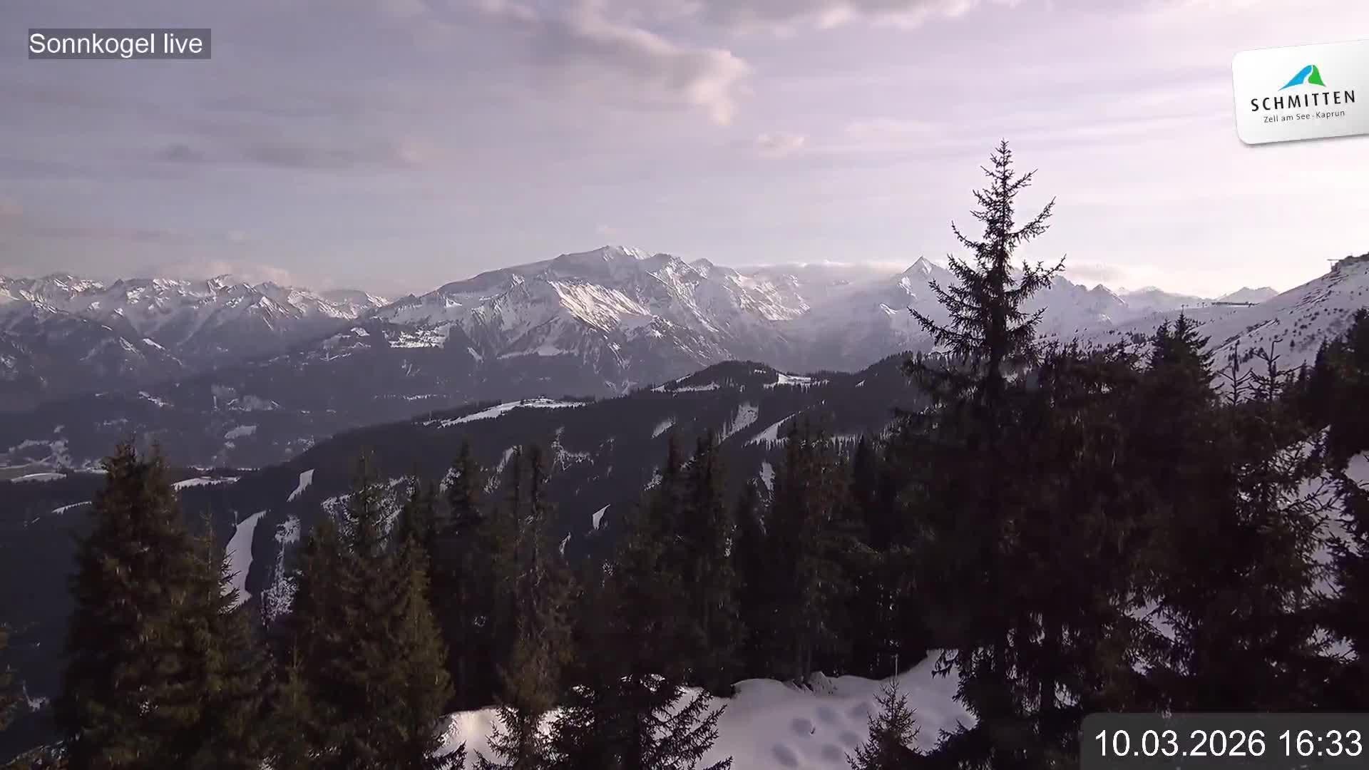 Archiv Foto Webcam Schmitten: Restaurant und Spielplatz Sonnkogel