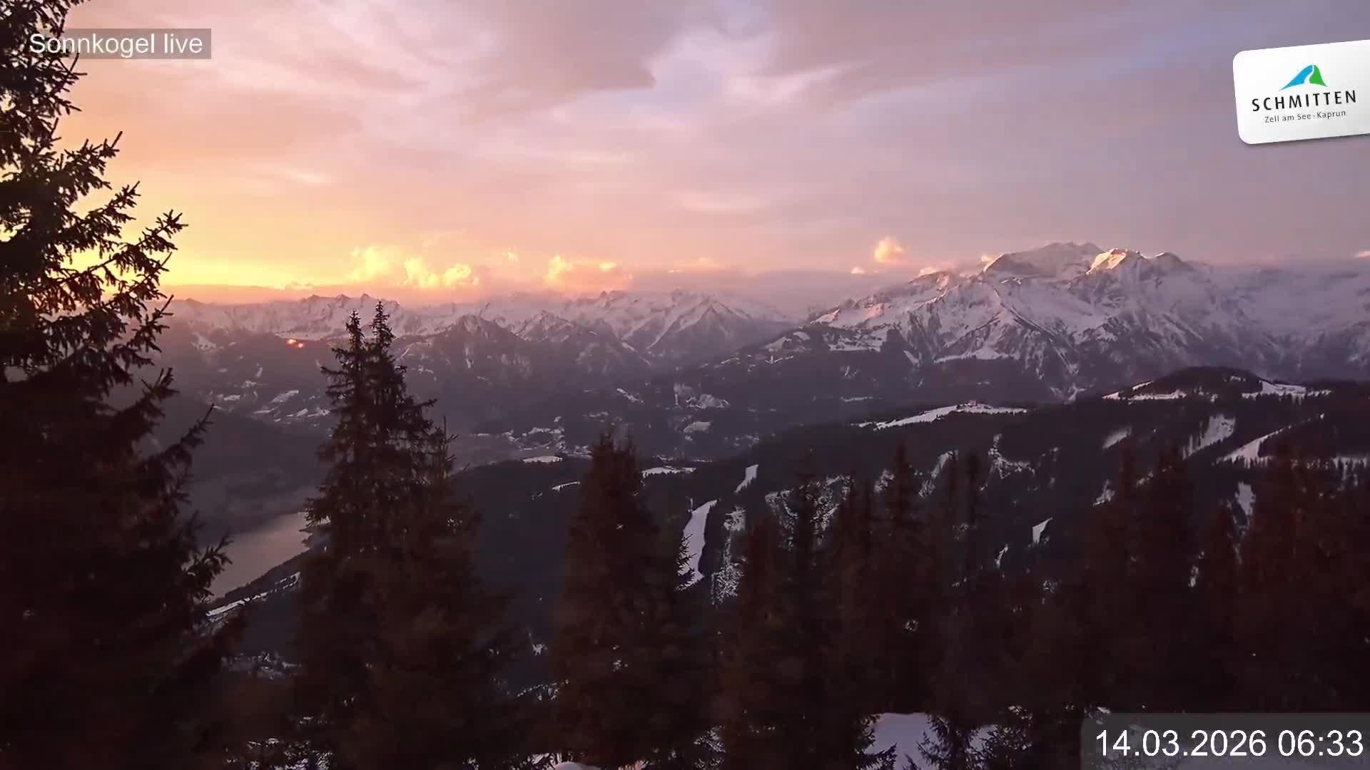 Archiv Foto Webcam Schmitten: Restaurant und Spielplatz Sonnkogel