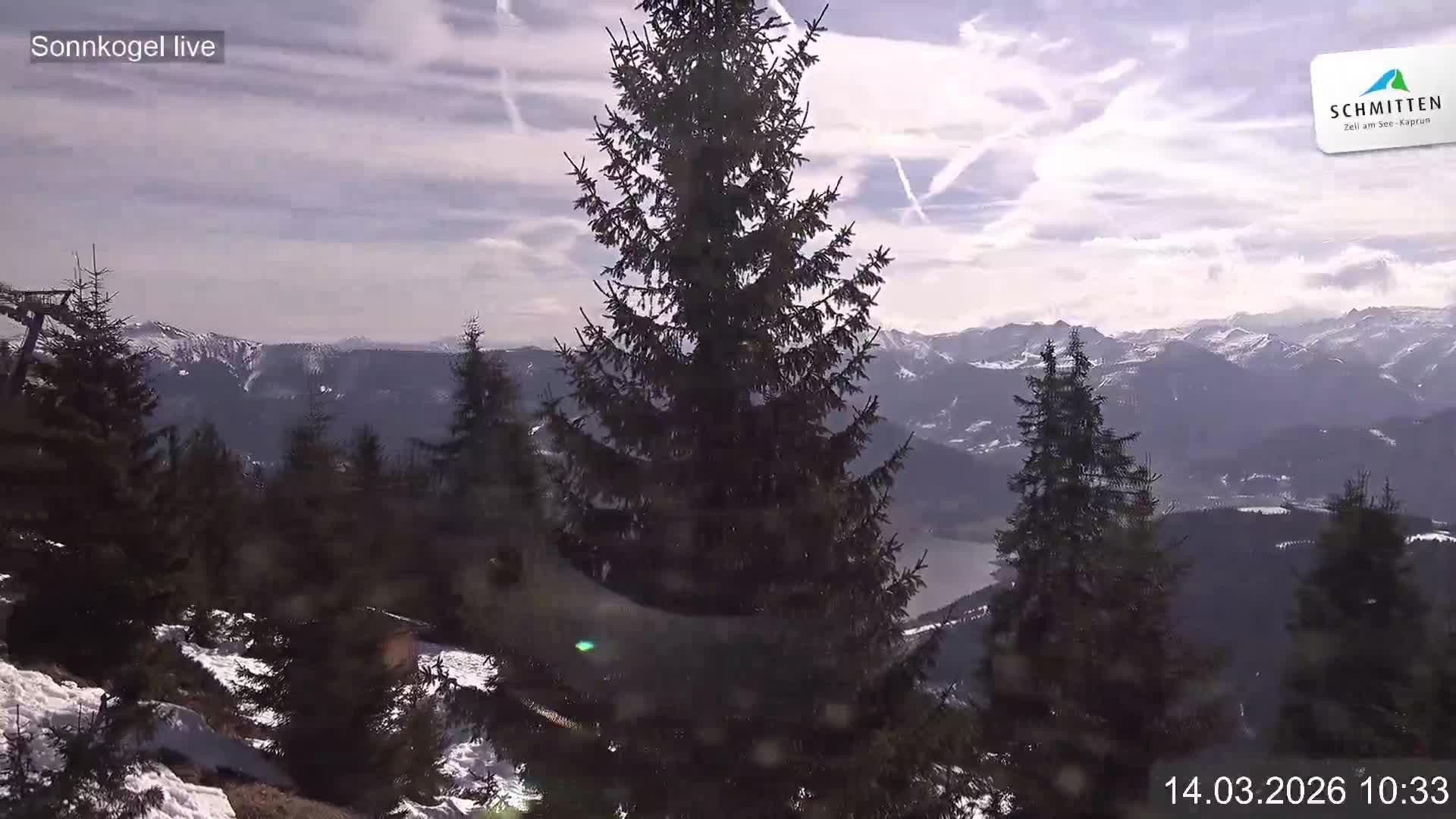 Archiv Foto Webcam Schmitten: Restaurant und Spielplatz Sonnkogel