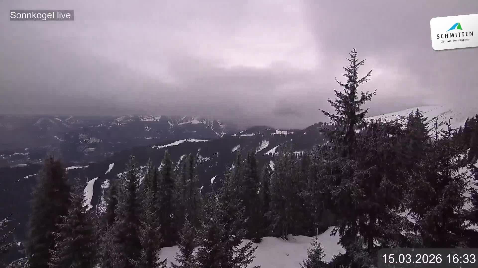 Archiv Foto Webcam Schmitten: Restaurant und Spielplatz Sonnkogel