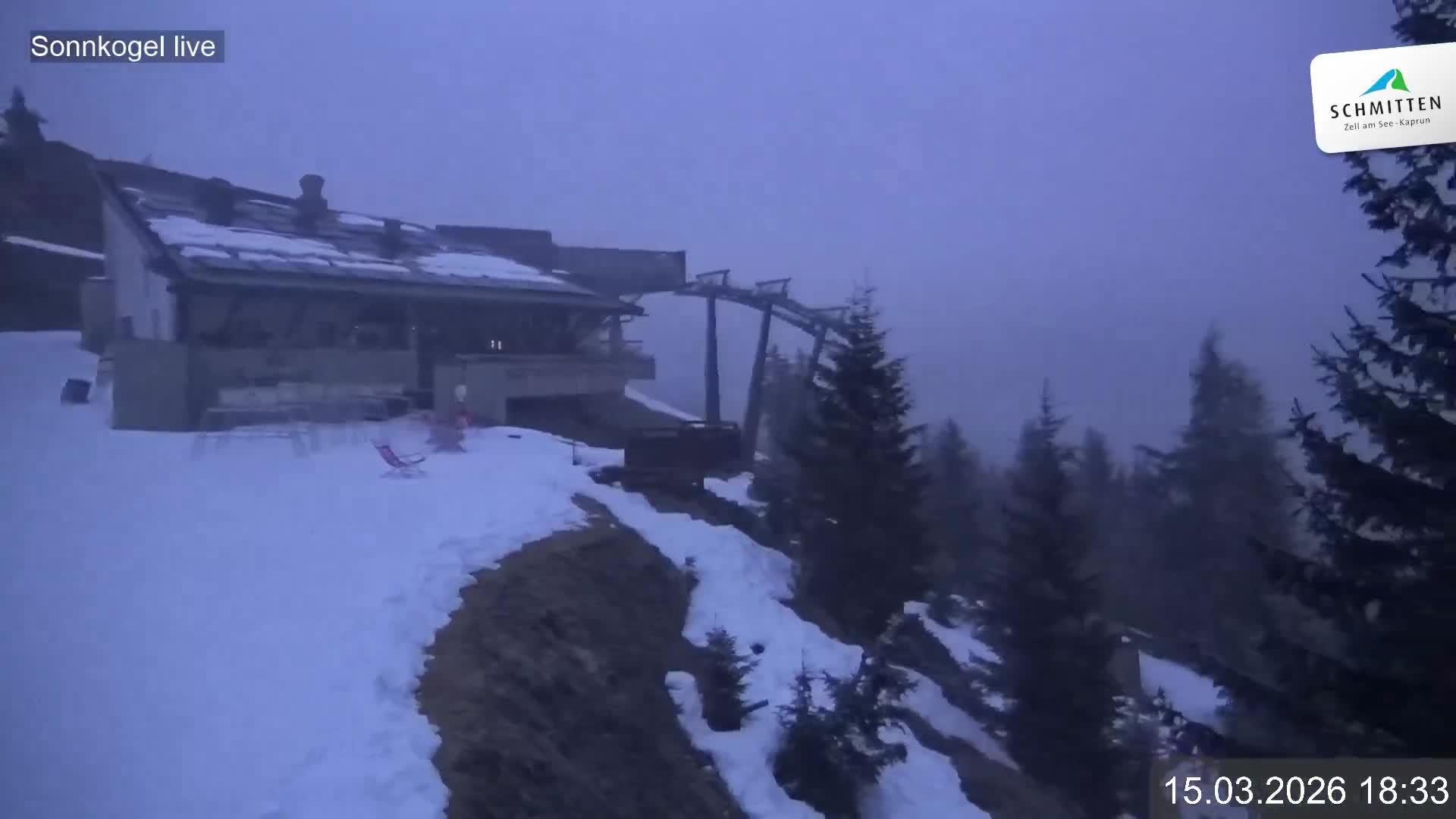 Archiv Foto Webcam Schmitten: Restaurant und Spielplatz Sonnkogel