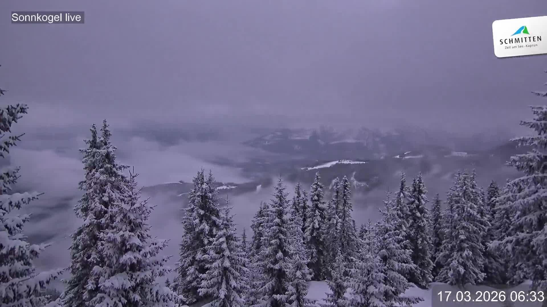 Archiv Foto Webcam Schmitten: Restaurant und Spielplatz Sonnkogel