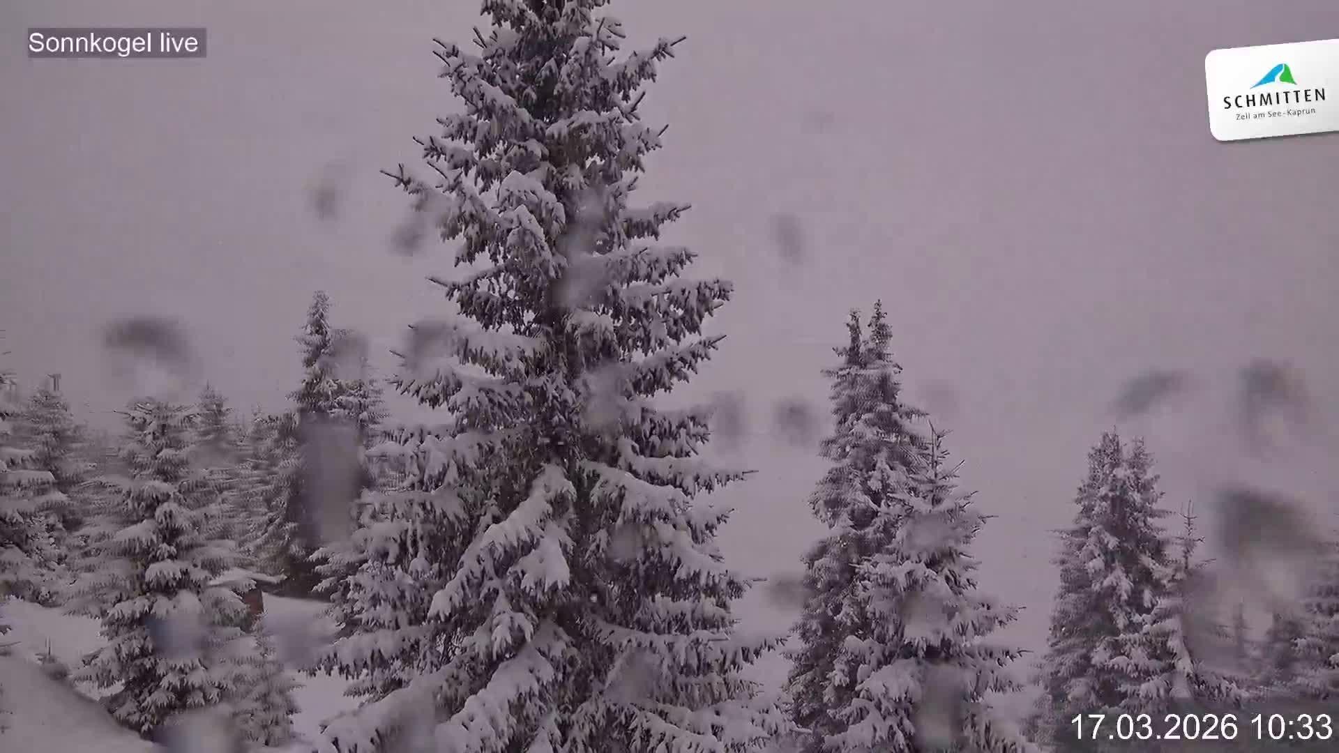 Archiv Foto Webcam Schmitten: Restaurant und Spielplatz Sonnkogel