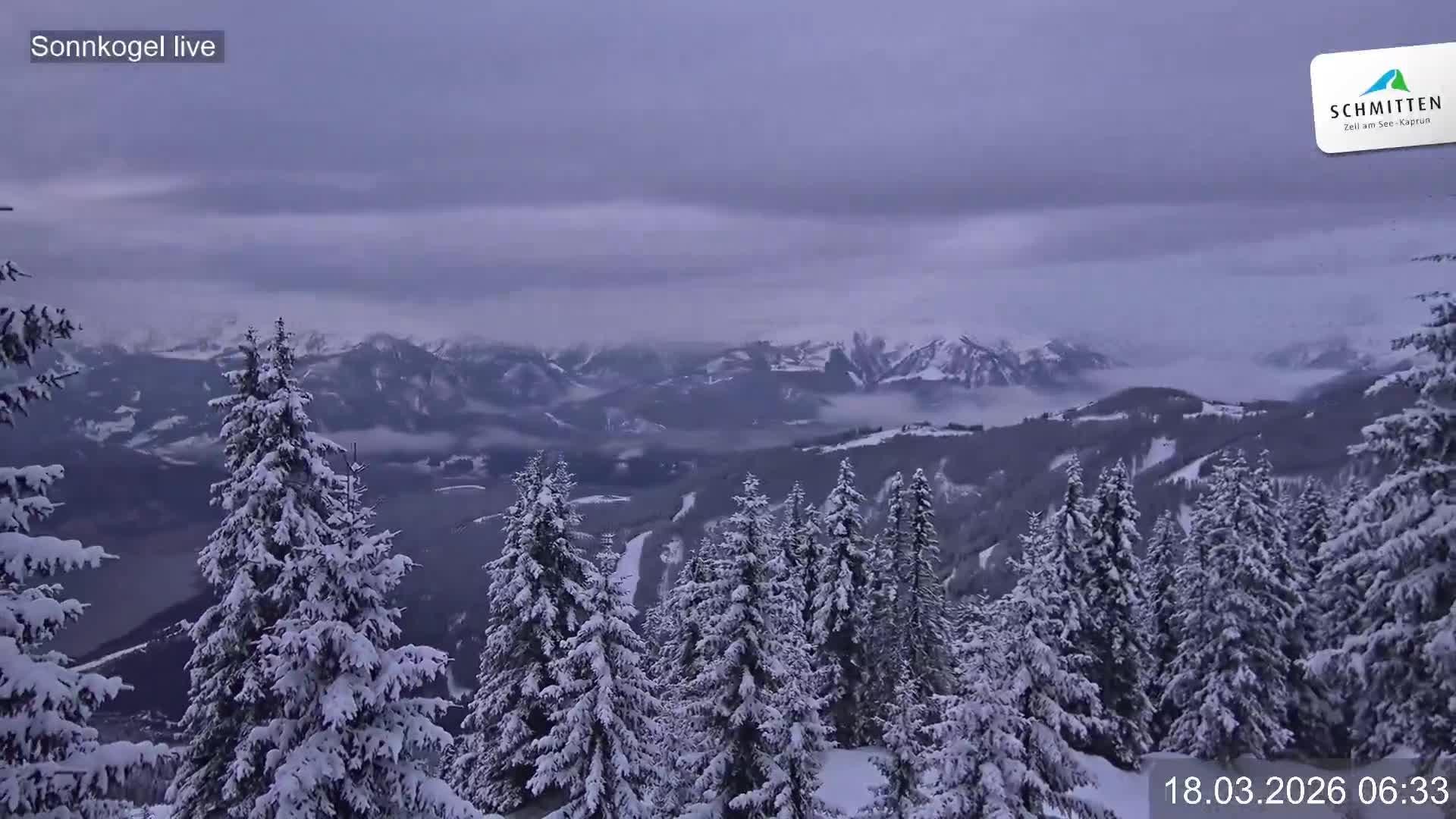 Archiv Foto Webcam Schmitten: Restaurant und Spielplatz Sonnkogel