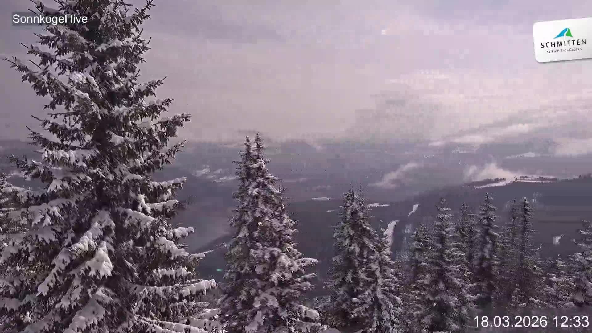 Archiv Foto Webcam Schmitten: Restaurant und Spielplatz Sonnkogel