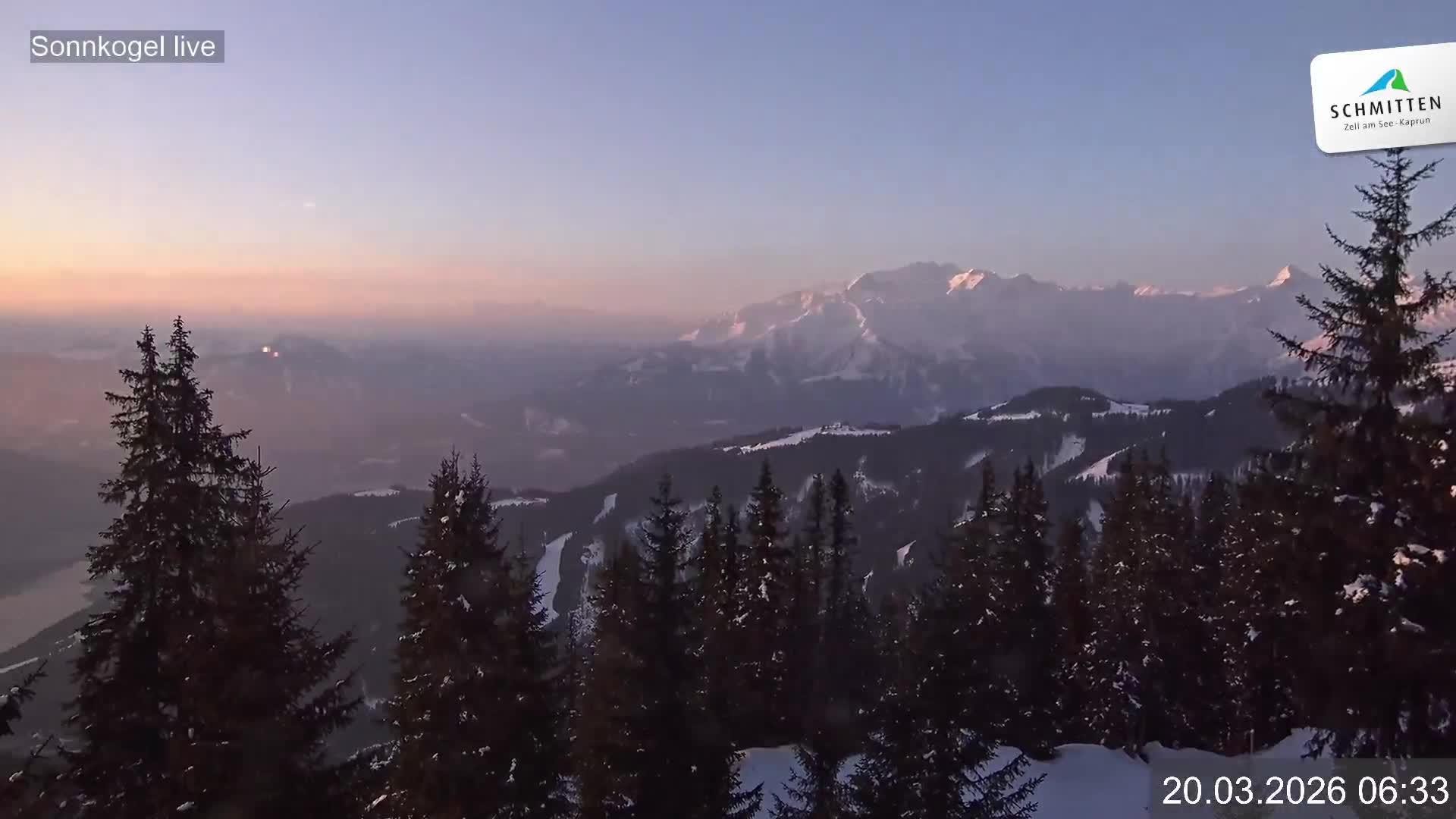 Archiv Foto Webcam Schmitten: Restaurant und Spielplatz Sonnkogel