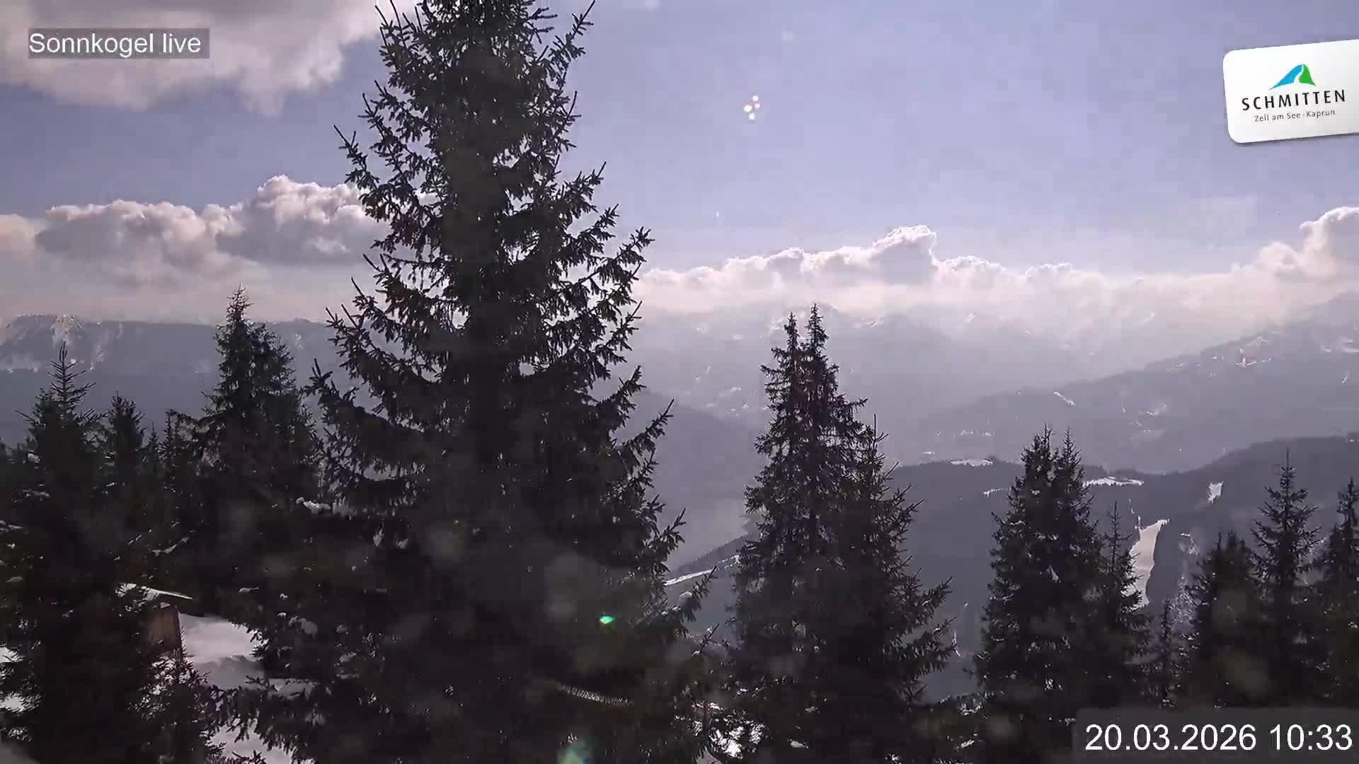 Archiv Foto Webcam Schmitten: Restaurant und Spielplatz Sonnkogel