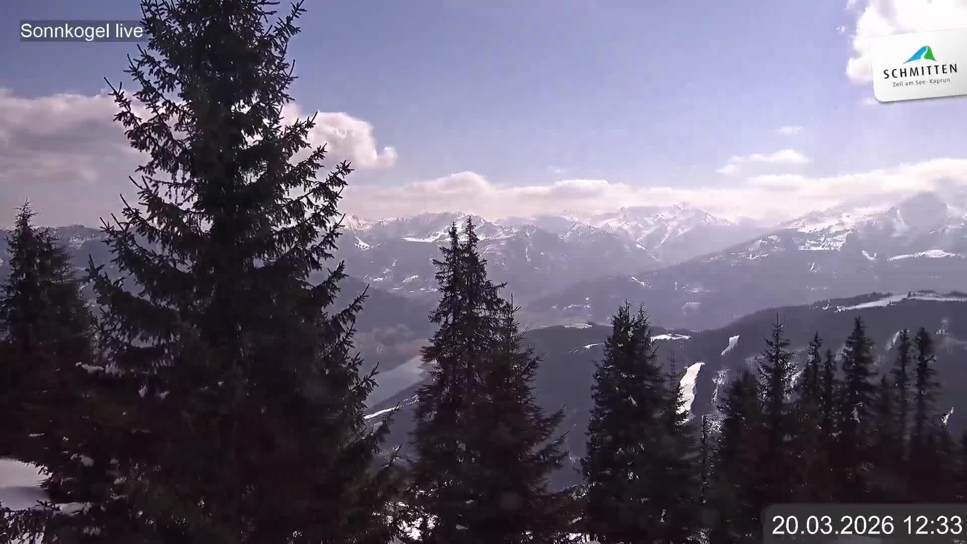 Archiv Foto Webcam Schmitten: Restaurant und Spielplatz Sonnkogel