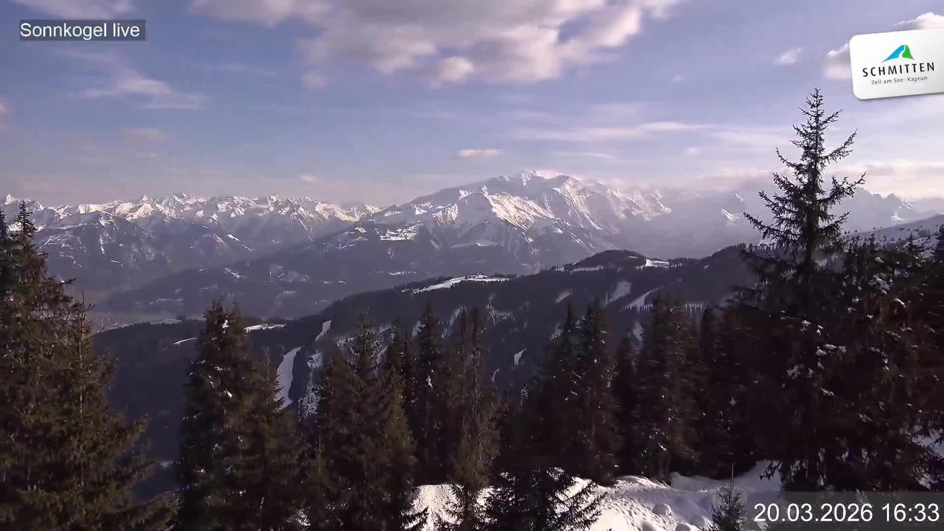 Archiv Foto Webcam Schmitten: Restaurant und Spielplatz Sonnkogel