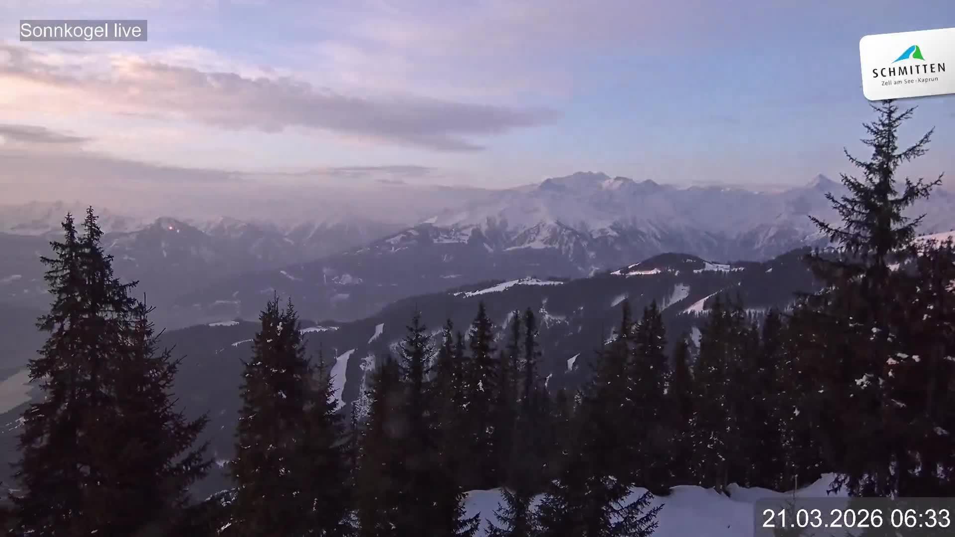 Archiv Foto Webcam Schmitten: Restaurant und Spielplatz Sonnkogel