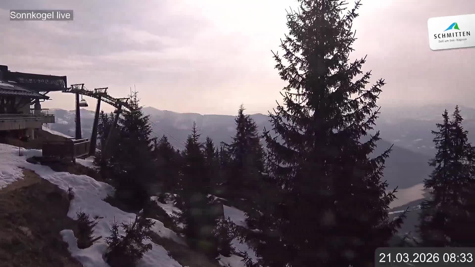 Archiv Foto Webcam Schmitten: Restaurant und Spielplatz Sonnkogel