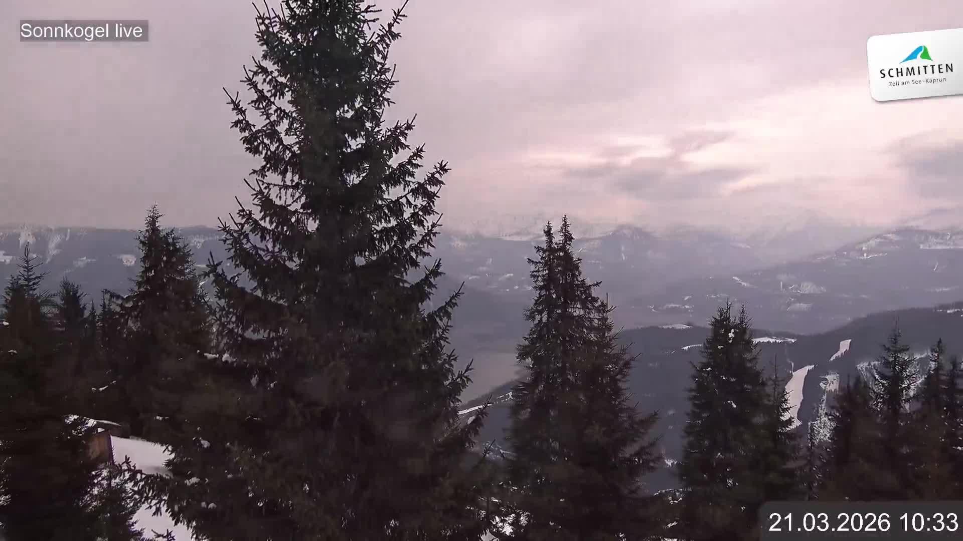 Archiv Foto Webcam Schmitten: Restaurant und Spielplatz Sonnkogel