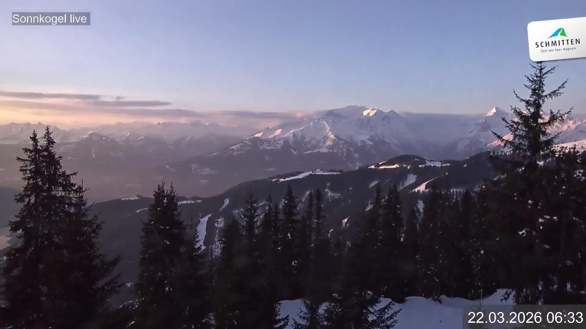 Archiv Foto Webcam Schmitten: Restaurant und Spielplatz Sonnkogel