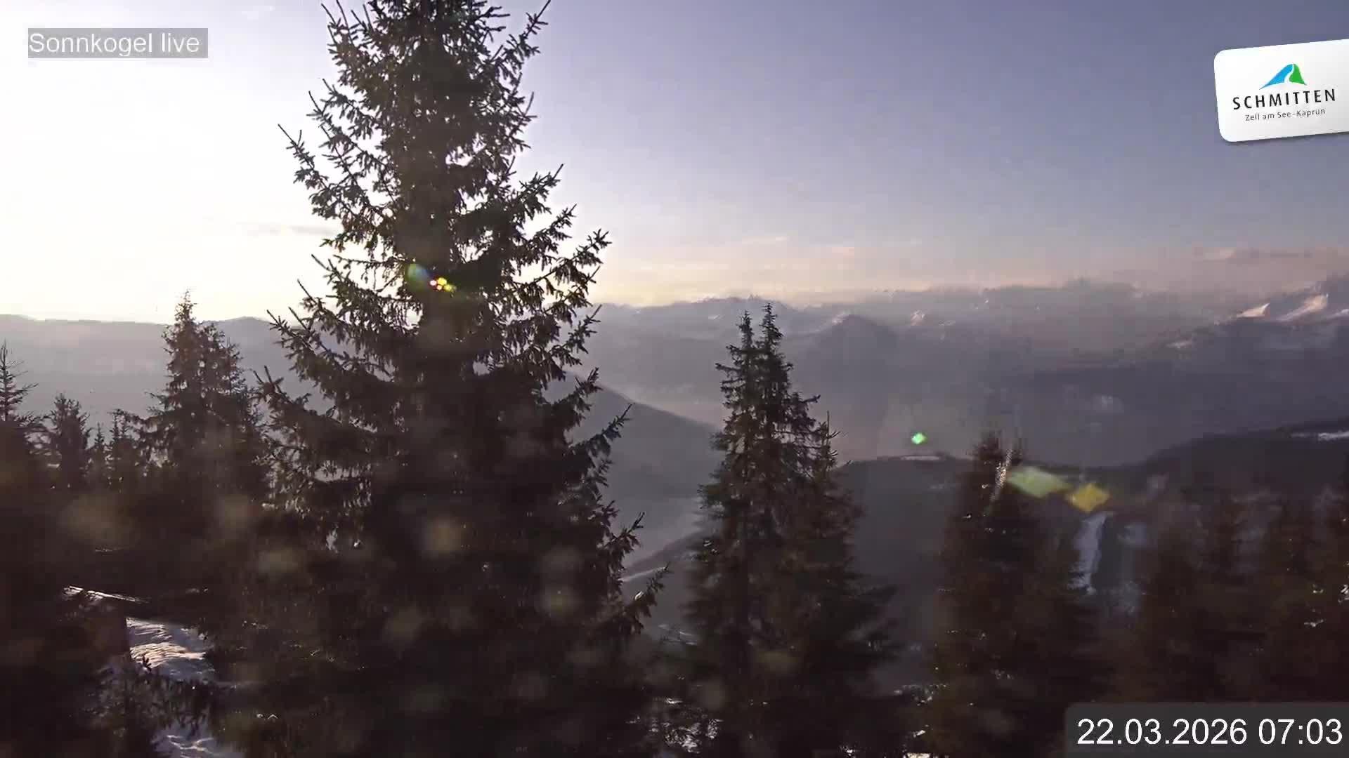 Archiv Foto Webcam Schmitten: Restaurant und Spielplatz Sonnkogel