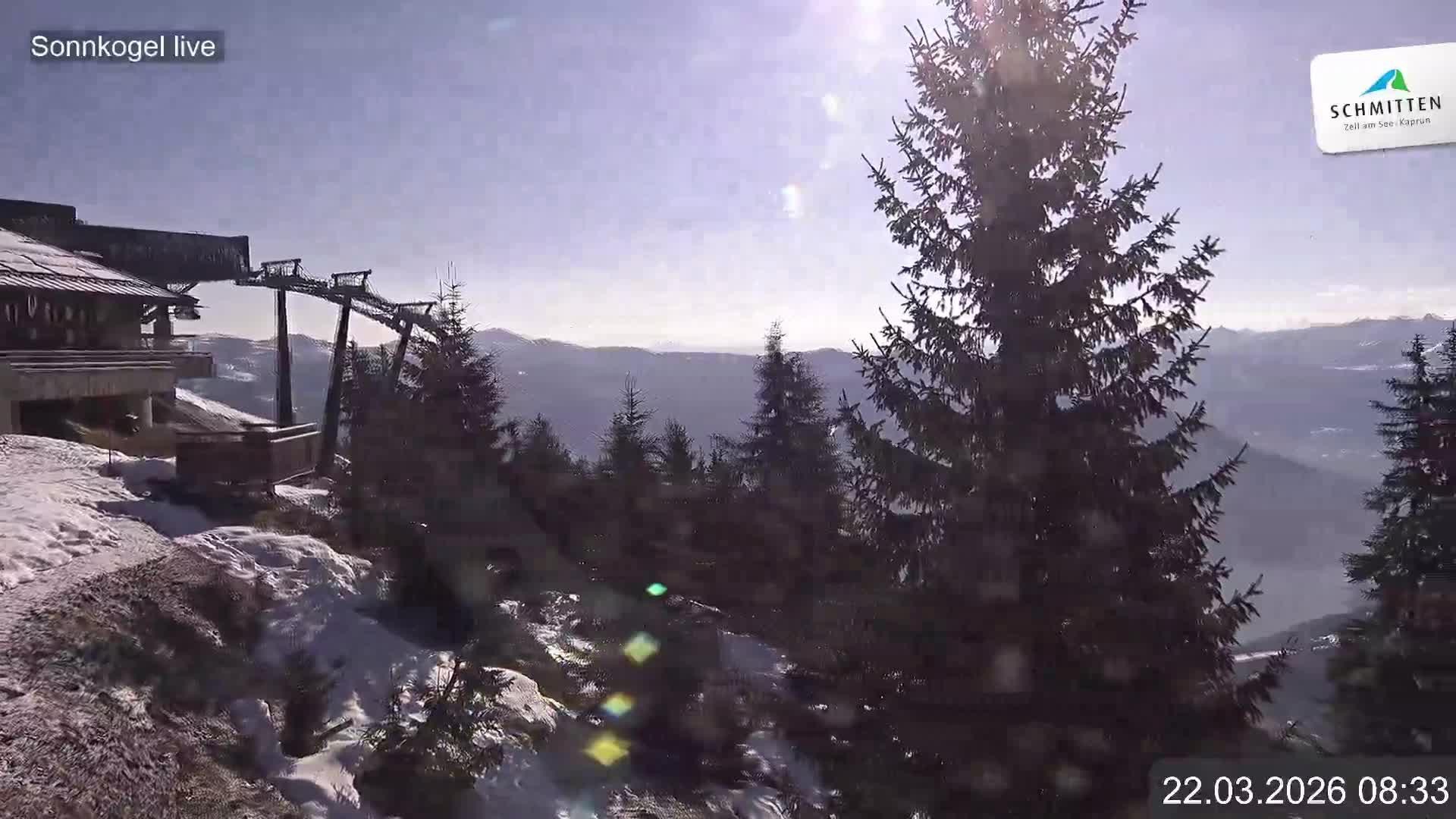 Archiv Foto Webcam Schmitten: Restaurant und Spielplatz Sonnkogel