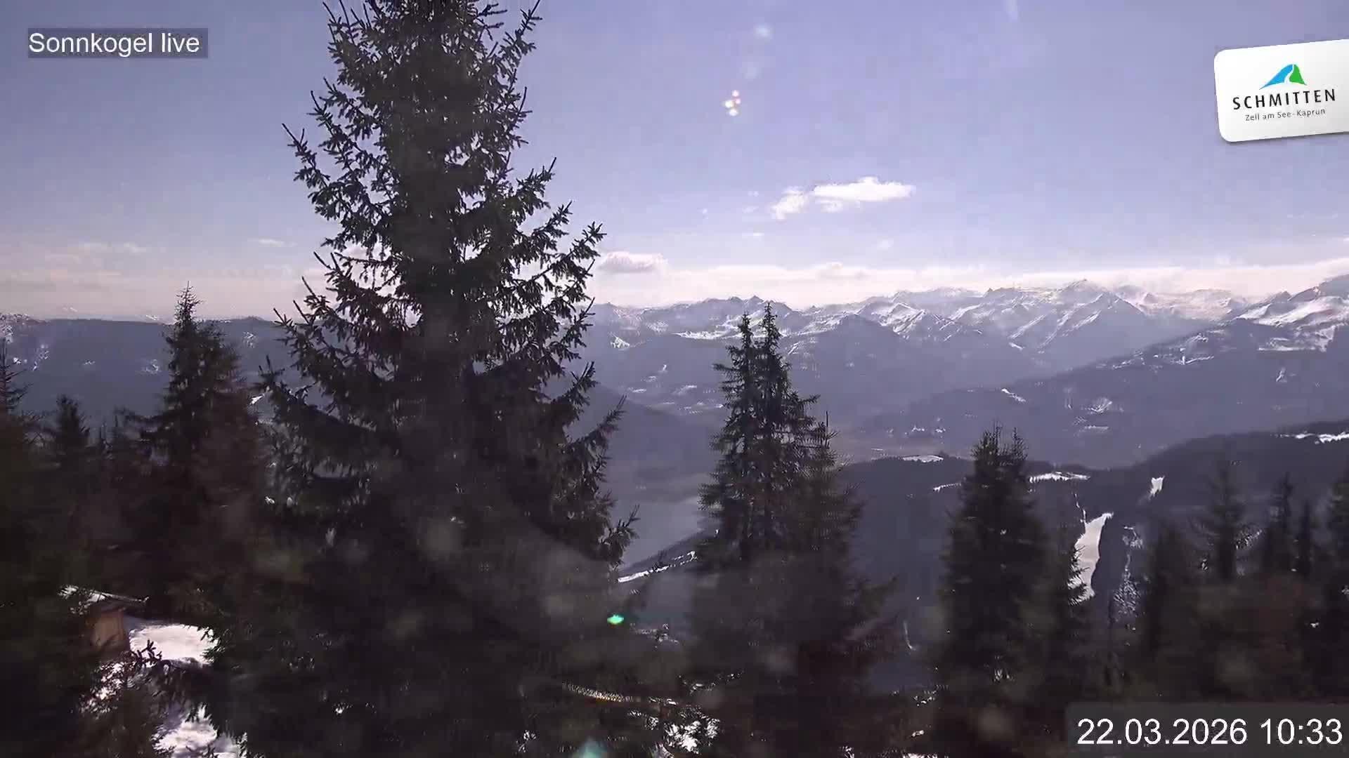 Archiv Foto Webcam Schmitten: Restaurant und Spielplatz Sonnkogel