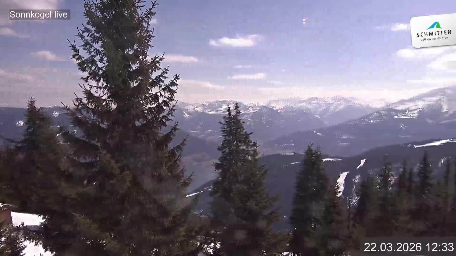 Archiv Foto Webcam Schmitten: Restaurant und Spielplatz Sonnkogel