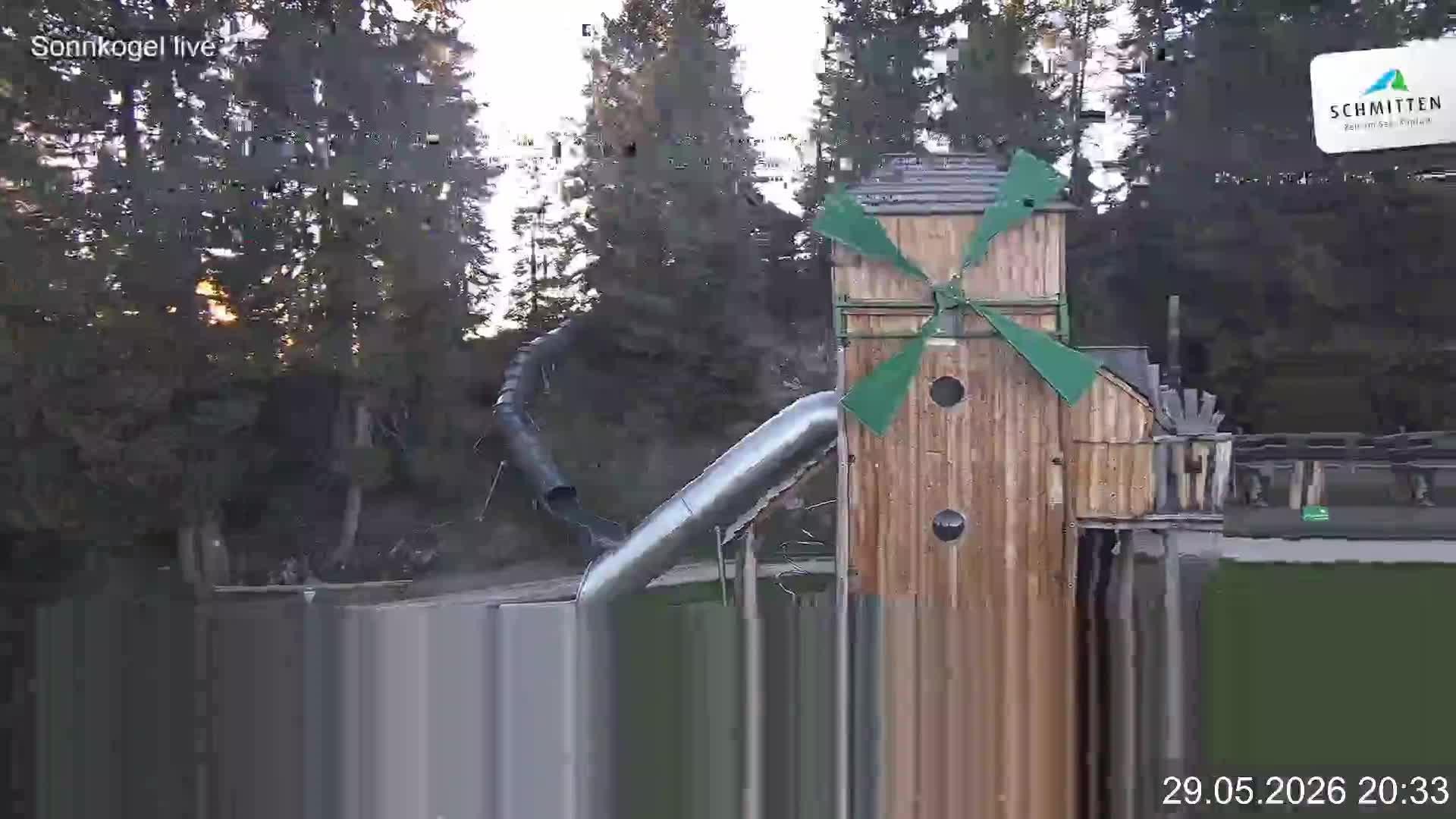 Archiv Foto Webcam Schmitten: Restaurant und Spielplatz Sonnkogel