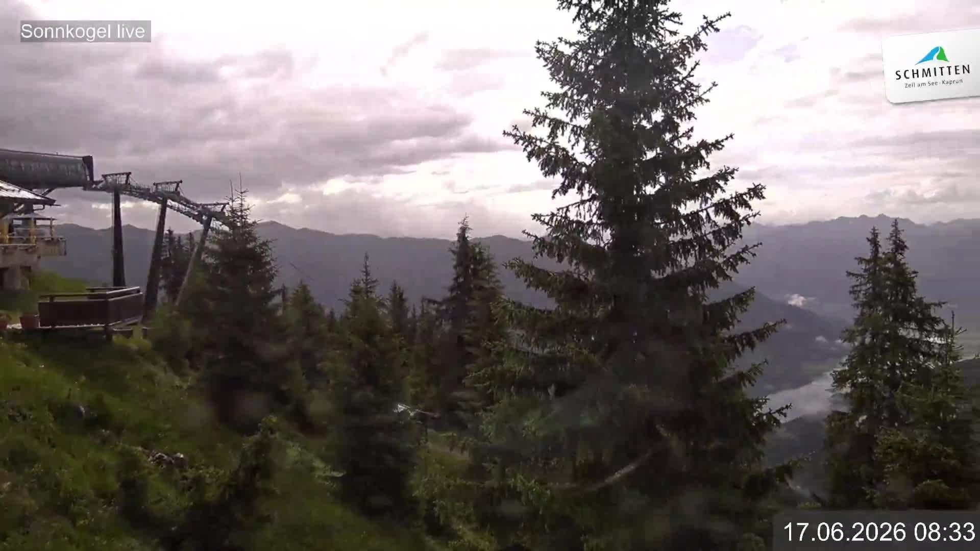 Archiv Foto Webcam Schmitten: Restaurant und Spielplatz Sonnkogel