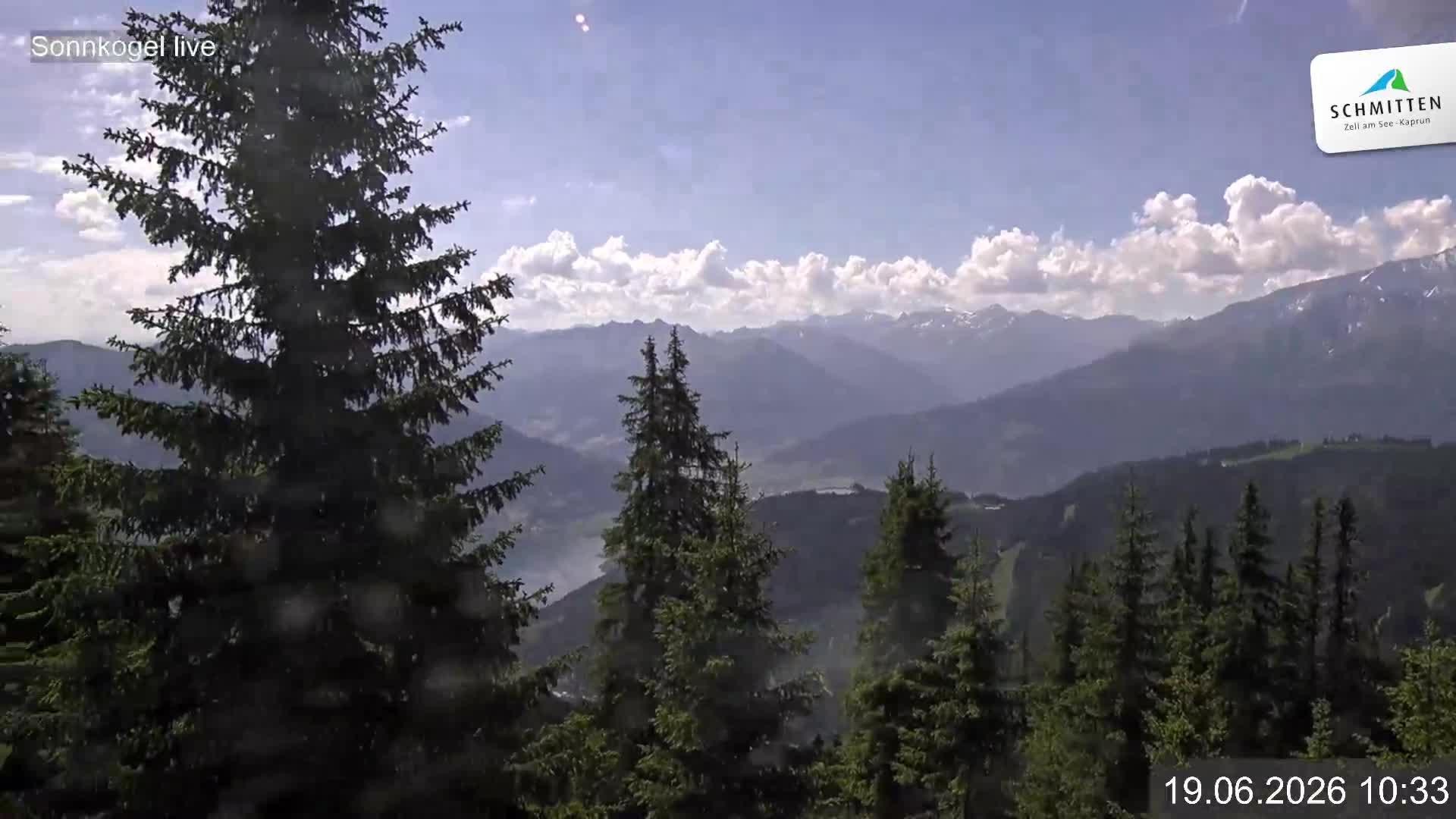 Archiv Foto Webcam Schmitten: Restaurant und Spielplatz Sonnkogel