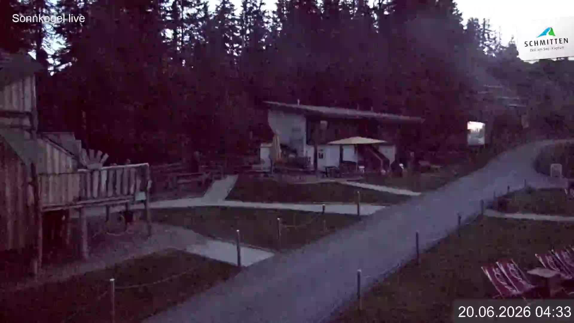Archiv Foto Webcam Schmitten: Restaurant und Spielplatz Sonnkogel