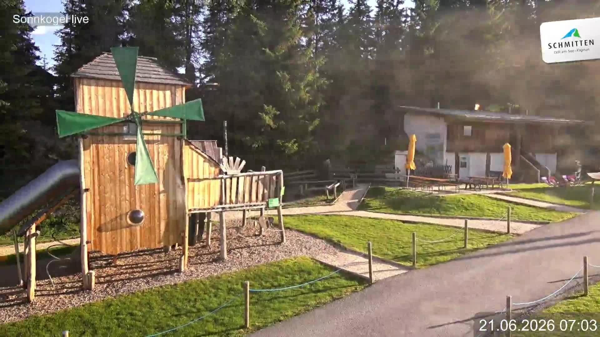 Archived image Webcam Schmitten: Sonnkogel playground