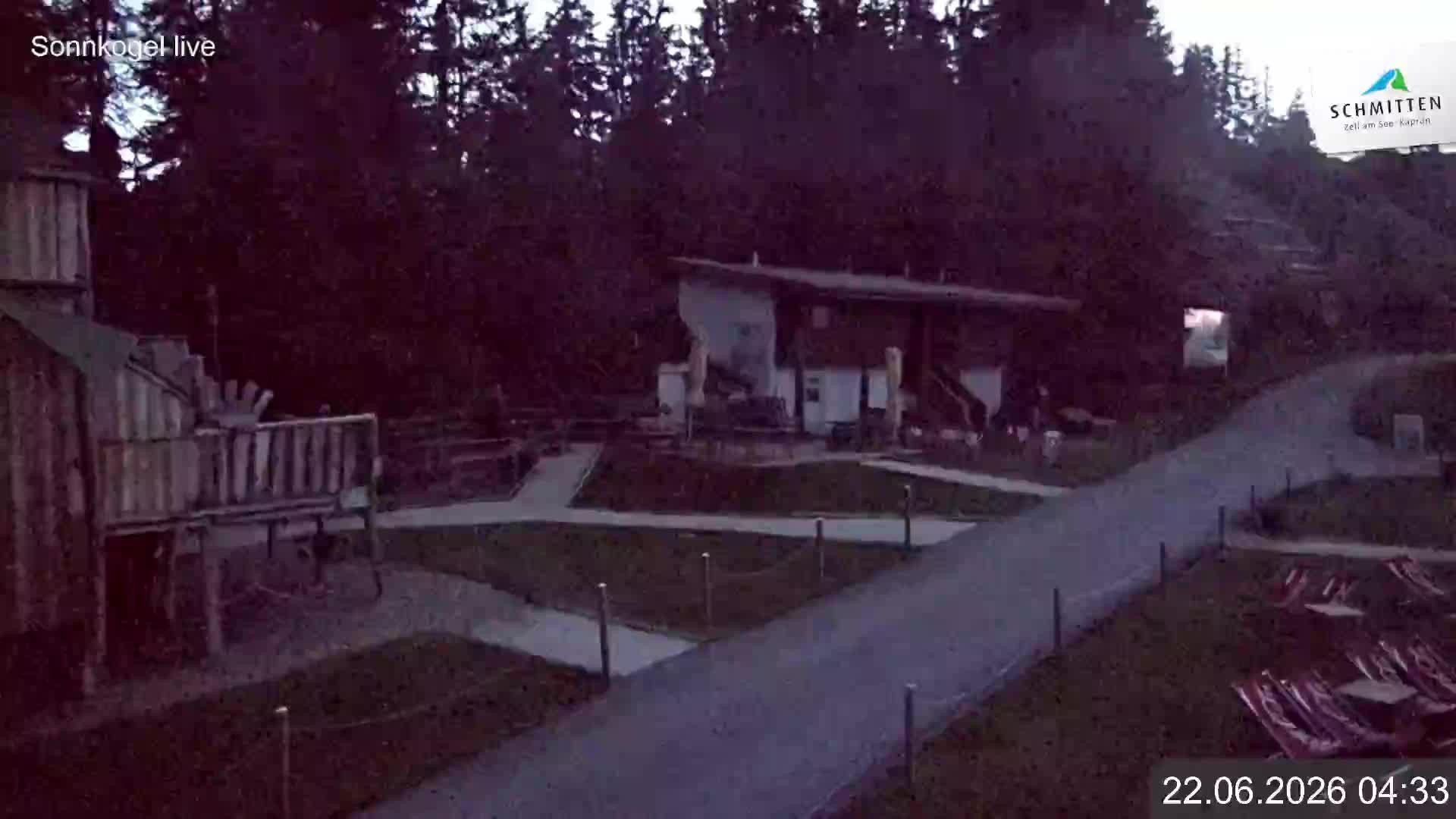 Archiv Foto Webcam Schmitten: Restaurant und Spielplatz Sonnkogel