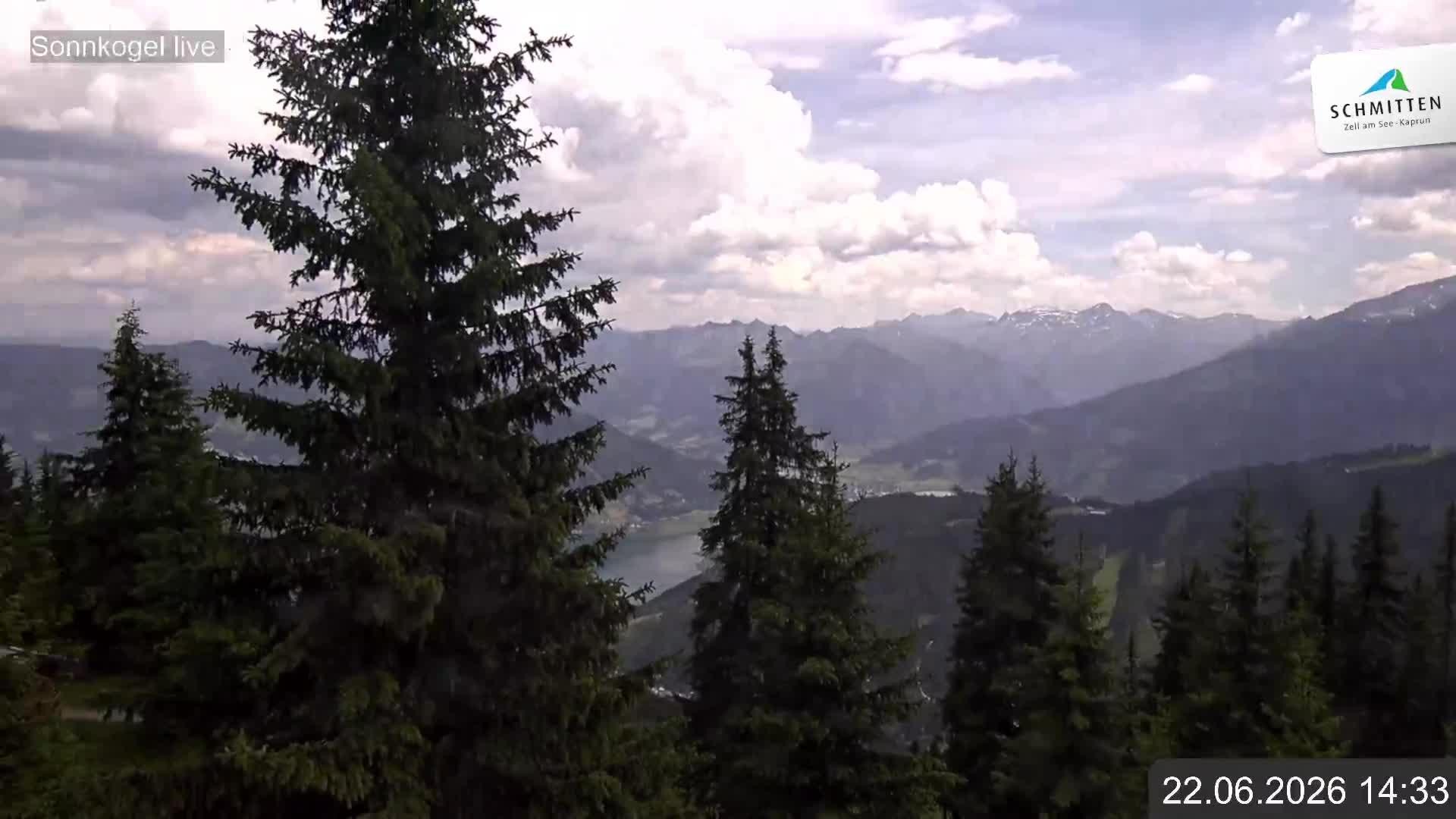 Archiv Foto Webcam Schmitten: Restaurant und Spielplatz Sonnkogel
