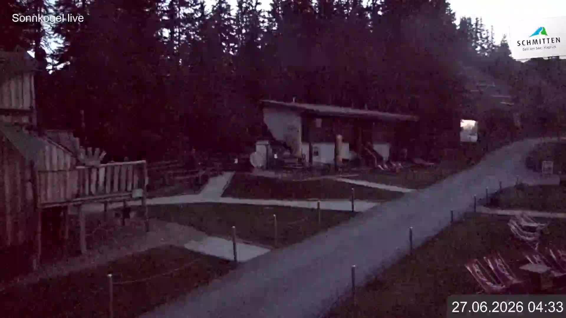 Archiv Foto Webcam Schmitten: Restaurant und Spielplatz Sonnkogel