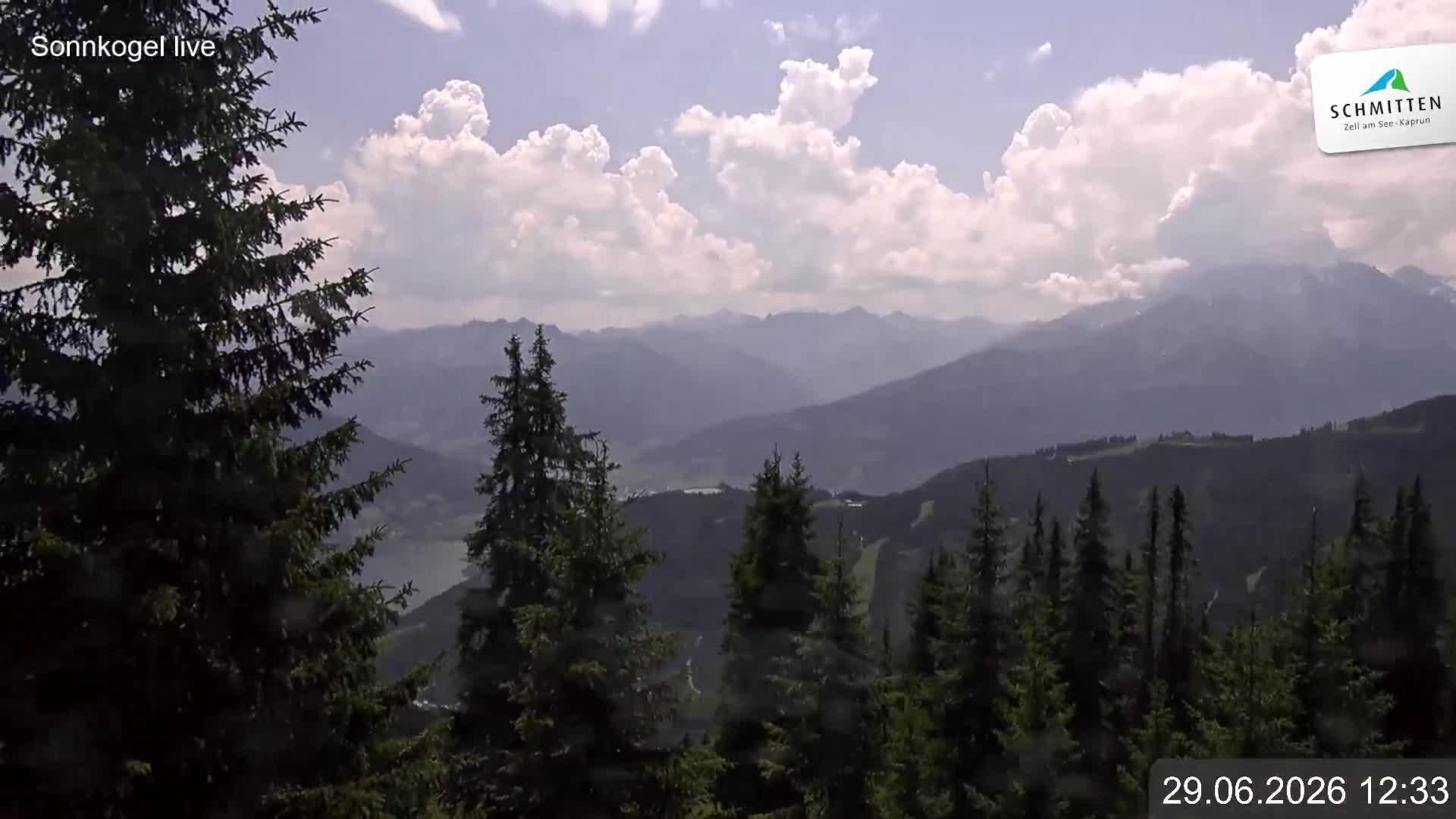 Archiv Foto Webcam Schmitten: Restaurant und Spielplatz Sonnkogel