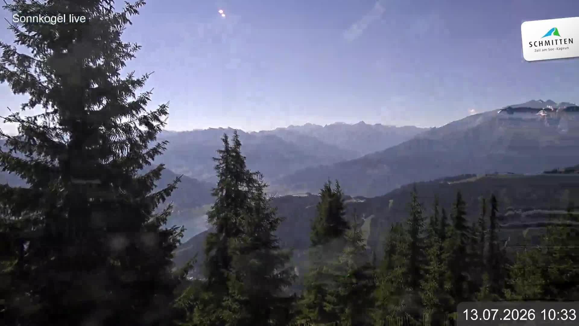 Archiv Foto Webcam Schmitten: Restaurant und Spielplatz Sonnkogel