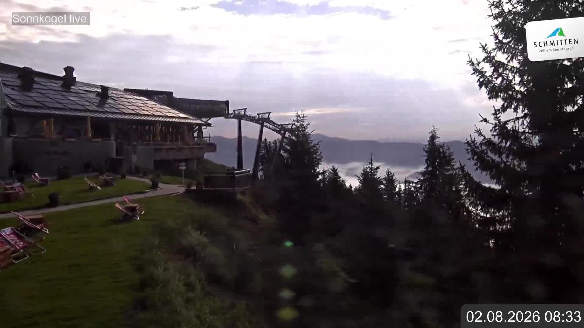 Archiv Foto Webcam Schmitten: Restaurant und Spielplatz Sonnkogel