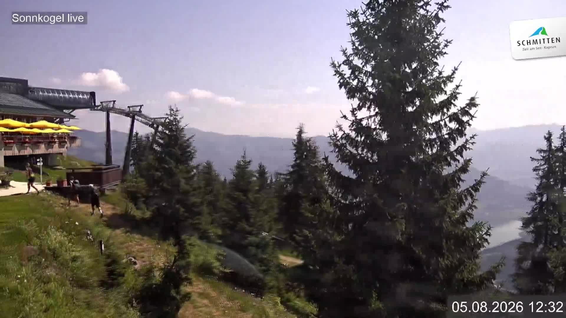 Archiv Foto Webcam Schmitten: Restaurant und Spielplatz Sonnkogel