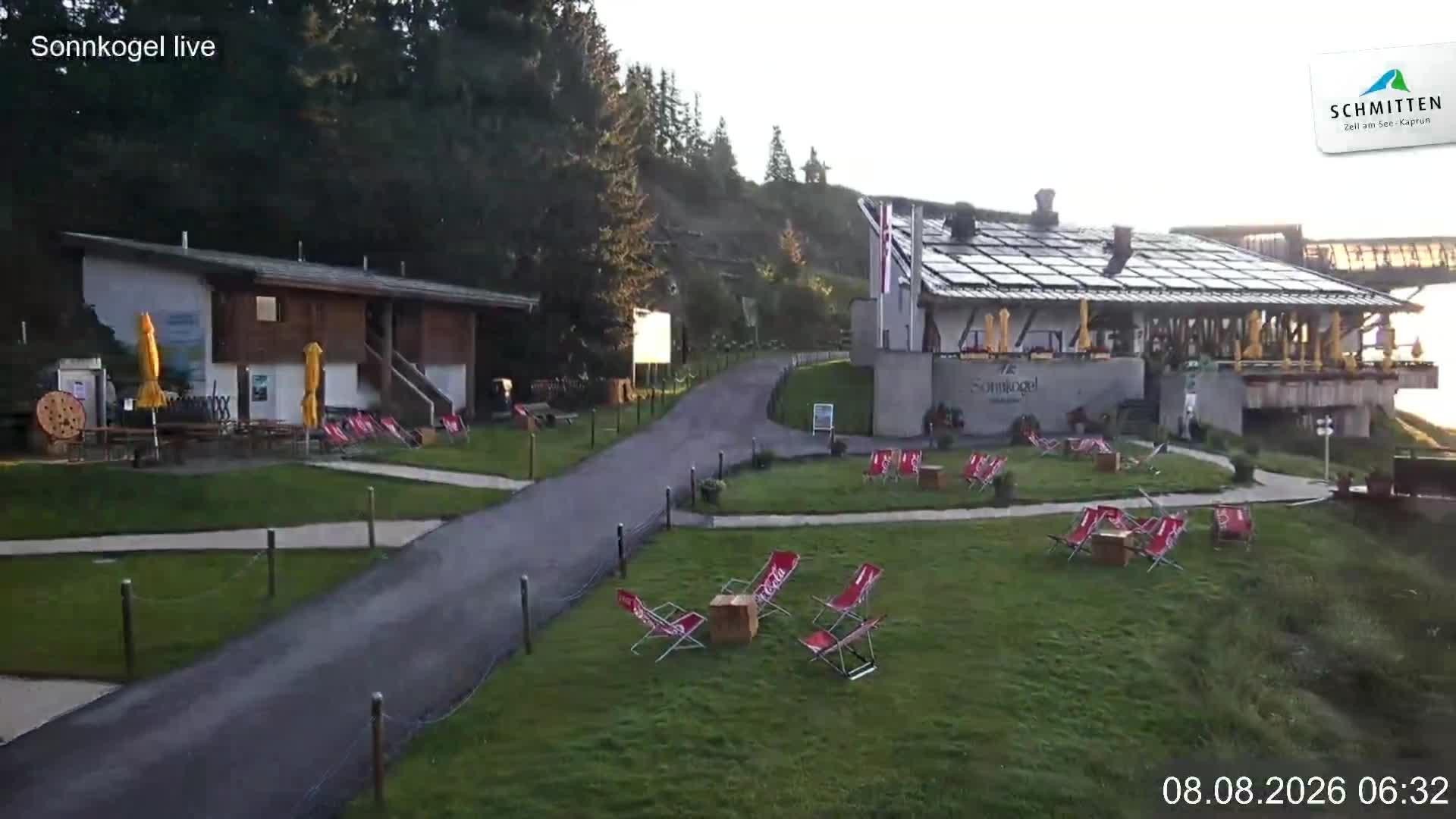 Archiv Foto Webcam Schmitten: Restaurant und Spielplatz Sonnkogel