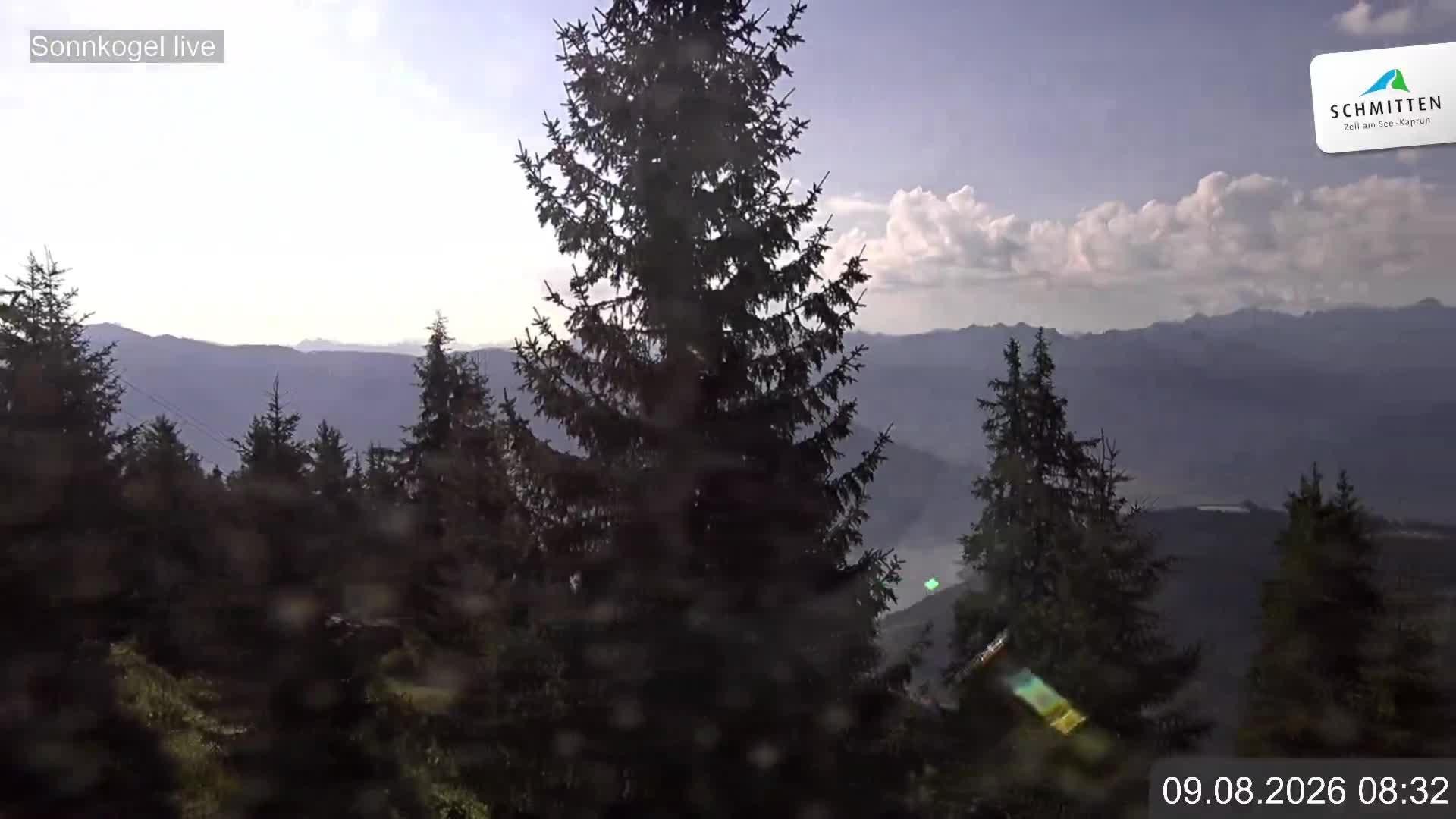 Archiv Foto Webcam Schmitten: Restaurant und Spielplatz Sonnkogel