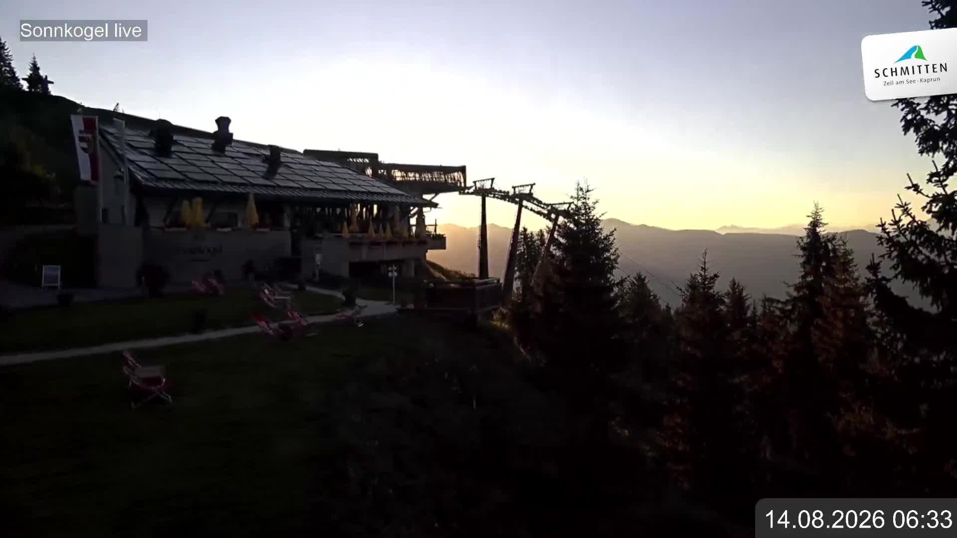 Archiv Foto Webcam Schmitten: Restaurant und Spielplatz Sonnkogel